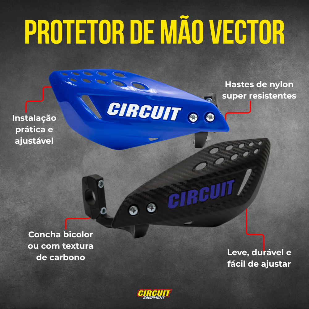 Circuit Equipment: Protetor de mão Vector Nylon Universal / Padrão