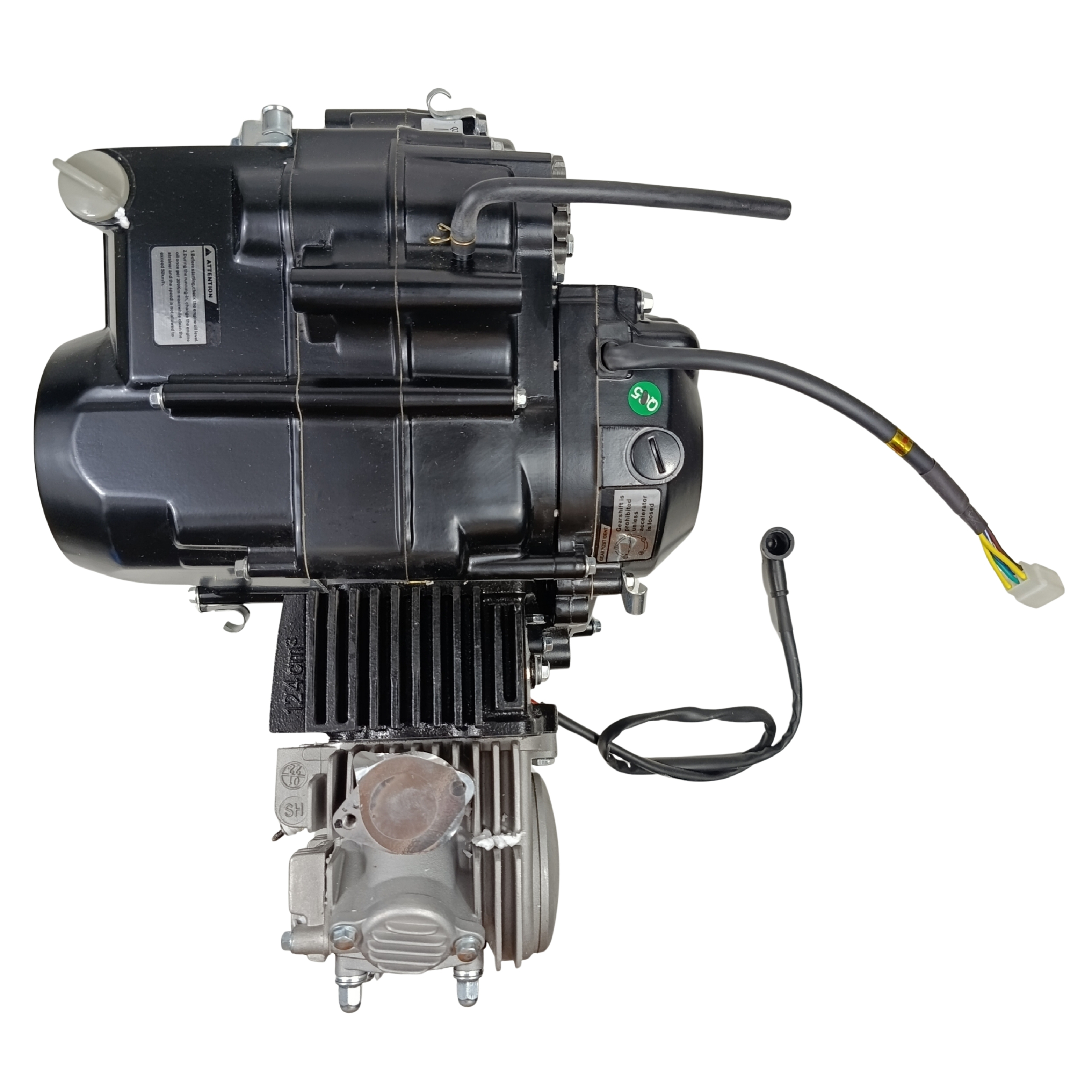 Motor Completo 125cc (automatico) (c/ motor de arranque por BAIXO), Pitbike