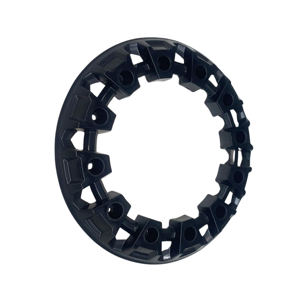 Aro decorativo jante 7" (Ø 200mm) preto - TOX (ATV)