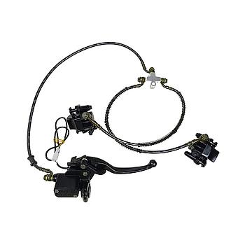 Bomba travao dianteiro completa (pinça esq+drt) (700mm/450mm) - Tox (Viper VR 125 (A125))