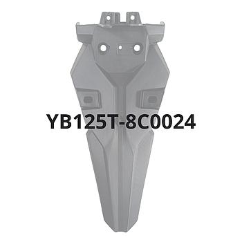 Rabeira / Suporte de Matricula C/ RISCO (YB125T-8C0024) - Mytos (MOTION 125) C/ RISCO